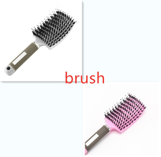 Hairbrush Anti Kit Brushy Women Detangler Hair Brush Bristle Nylon Scalp Massage Teaser Hair Brush Comb Hairbrush Anti Kit Brushy Women Detangler Hair Brush Bristle Nylon Scalp Massage Teaser Hair Brush Comb
